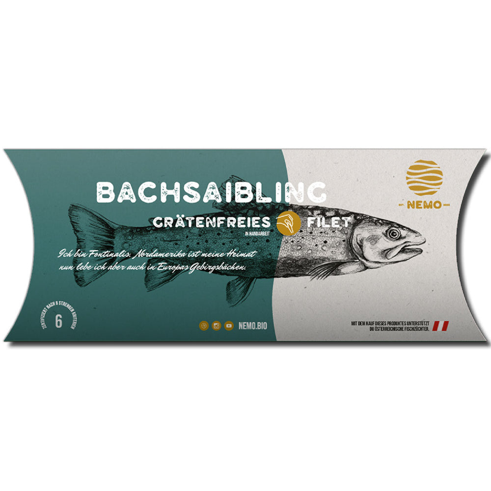 Bachsaibling - 2x Filet´s je Packung